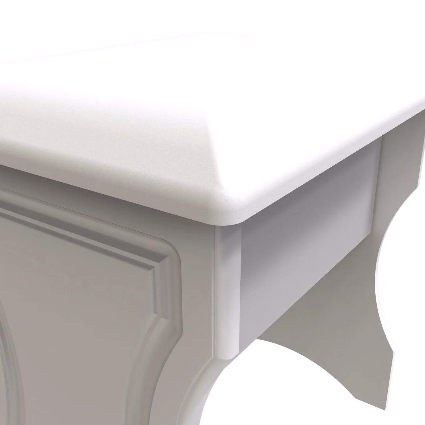 Ready Assembled 2 U Howard Stool in White – 2