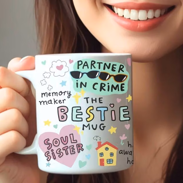 Aye Do Gifts The Bestie Mug in White – 1