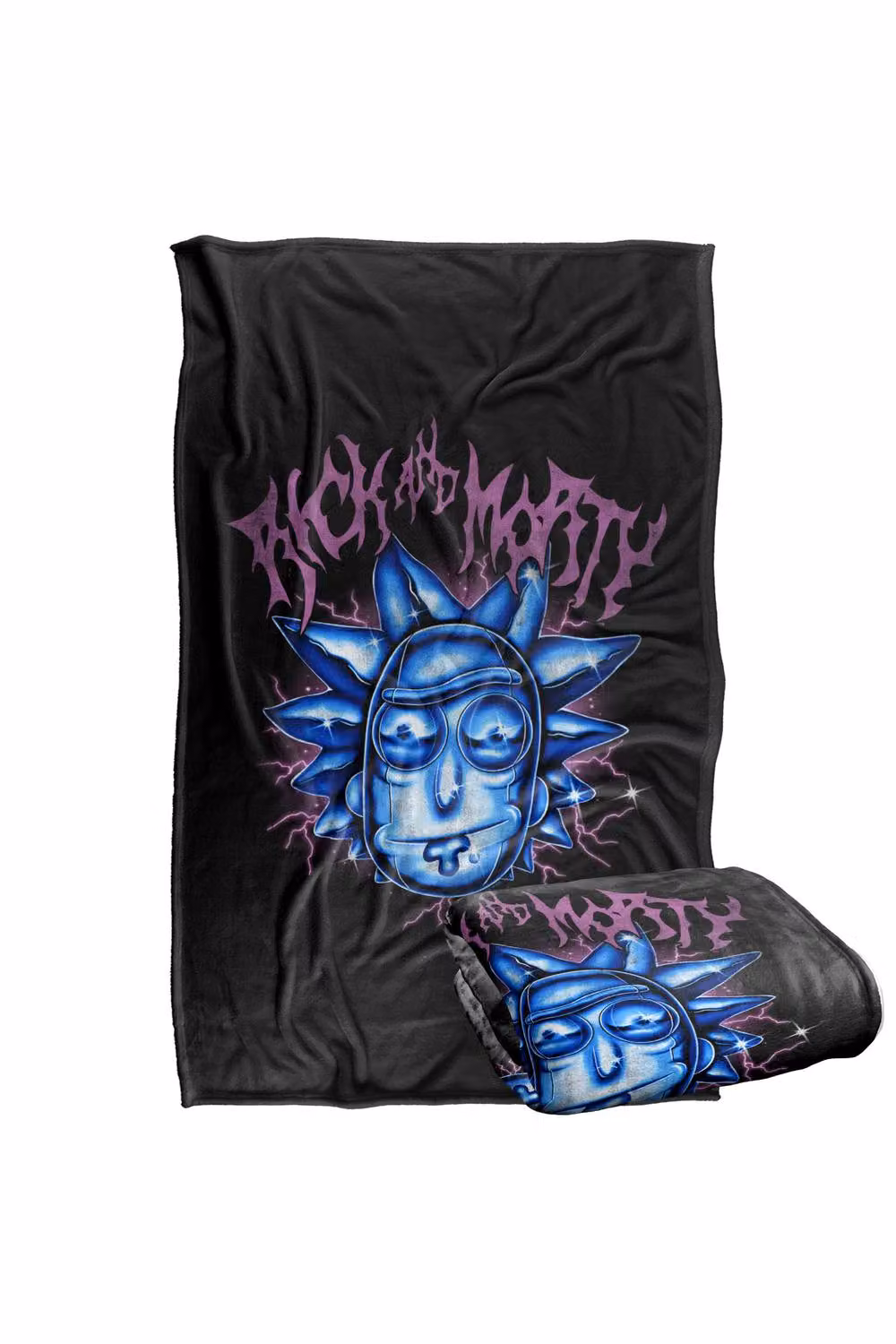 LOGOVISION Rick and Morty Rick Sanchez Super Soft Fleece Throw Blanket, Multicolour, W/D/H: 91 x 147 cm – 7