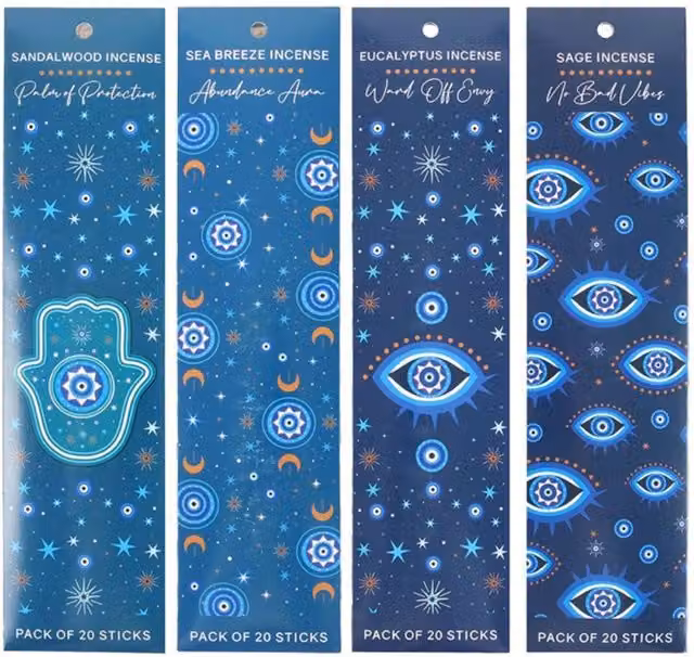 KDMK Starry Eyed Incense Gift Celestial Fragrance Packs in Brown and Blue