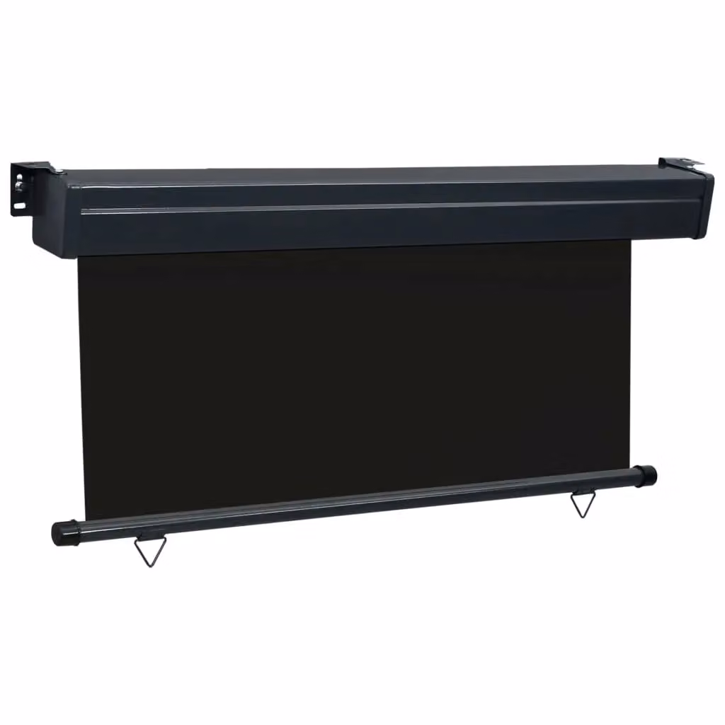 Berkfield Home Balcony Side Awning in Black, W/H: 160 x 250 cm – 2