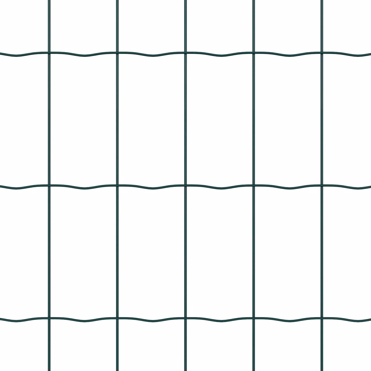 Berkfield Home Euro Fence Green PVC-Coated Steel Fence, 8 x 10 m – 5