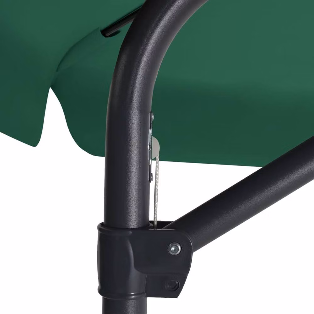 Berkfield Home Green Outdoor Parasol with Steel Pole and Polyester Canopy, Diameter: 300 cm – 3