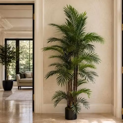 Botanik Green Artificial Palm Tree, H 150 cm x W 80 cm x D 80 cm – 1