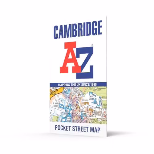 Collins Cambridge A-Z Pocket Street Map in Multicolour – 2