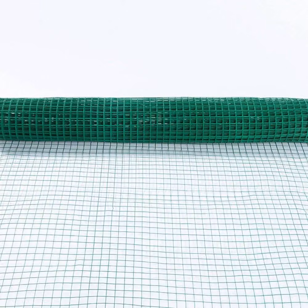 EONLION Green PVC Coated Galvanised Steel Wire Mesh Chicken Coop and Garden Fence, Height: 100 cm, Length: 10 m – 3