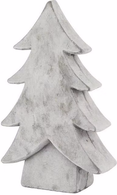 Lemon Pavilion Athena Stone Large Christmas Tree in White Ceramic, W19 x D7 x H32 cm