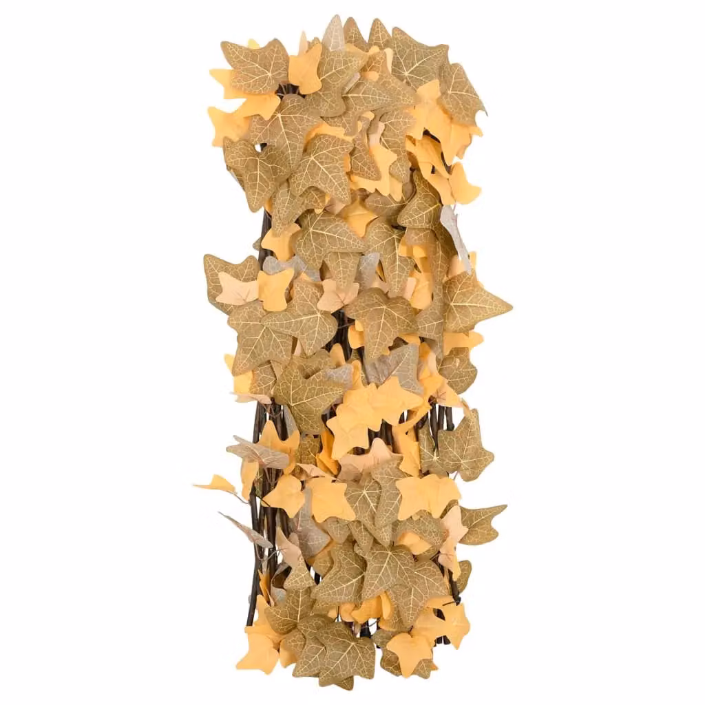 Berkfield Home Artificial Orange Maple Leaf Trellis, 5 Pieces, W: 60 cm, H: 180 cm – 2