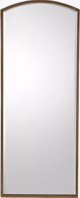Perch & Parrow Newport Arch Standing Mirror in Antique Gold