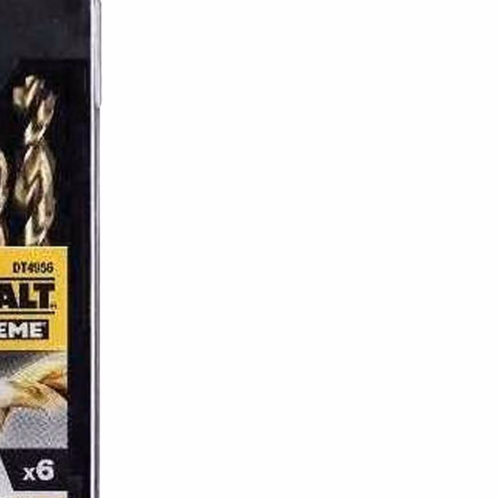 DeWalt Gold HSS Cobalt Twist Drill Bit, 6.0 mm, Pack of 6 – 2