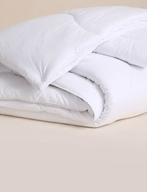 M&S 13.5 Tog All Seasons 3-in-1 Climate Regulating Duvet, White