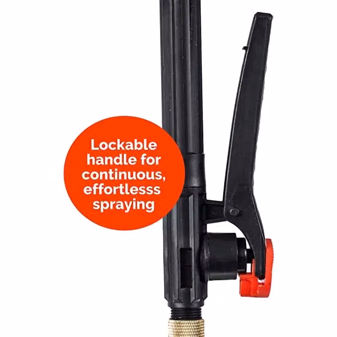 ProKleen 10L Manual Garden Pressure Sprayer with Brass Lance in Green – 3
