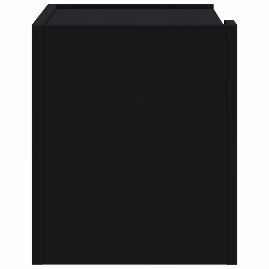 Berkfield Home Set of 2 Wall-mounted Bedside Cabinets in Black, W/D/H: 45 x 30 x 35 cm – 4
