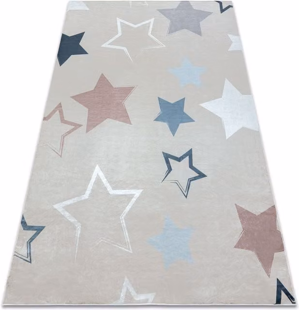 RugsX Bambino Kids Motif Rug in Beige, W/D/H: 160 x 220 cm