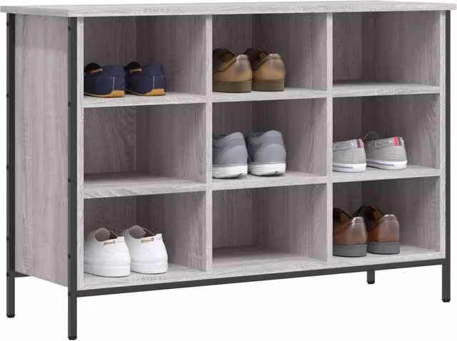 Berkfield Home Grey Sonoma Shoe Cabinet W/D/H: 100 x 35 x 70 cm – 1