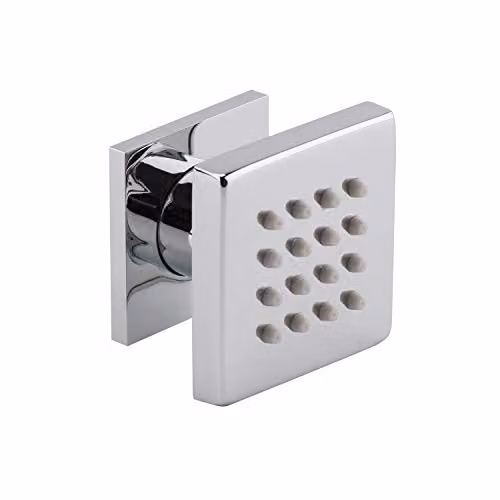Nuie A354 Modern Square Body Jet with Swivel in Chrome, W: 105 mm, D: 45 mm