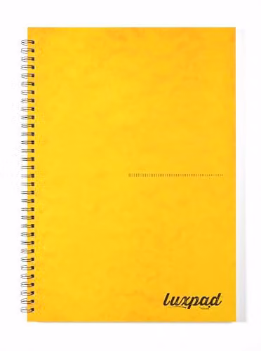 Silvine Luxpad A4 Lined Wirebound Notebook with 120 Pages and Durable Hardcover Pressboard Covers, Multicolour, FSC Certified – 2