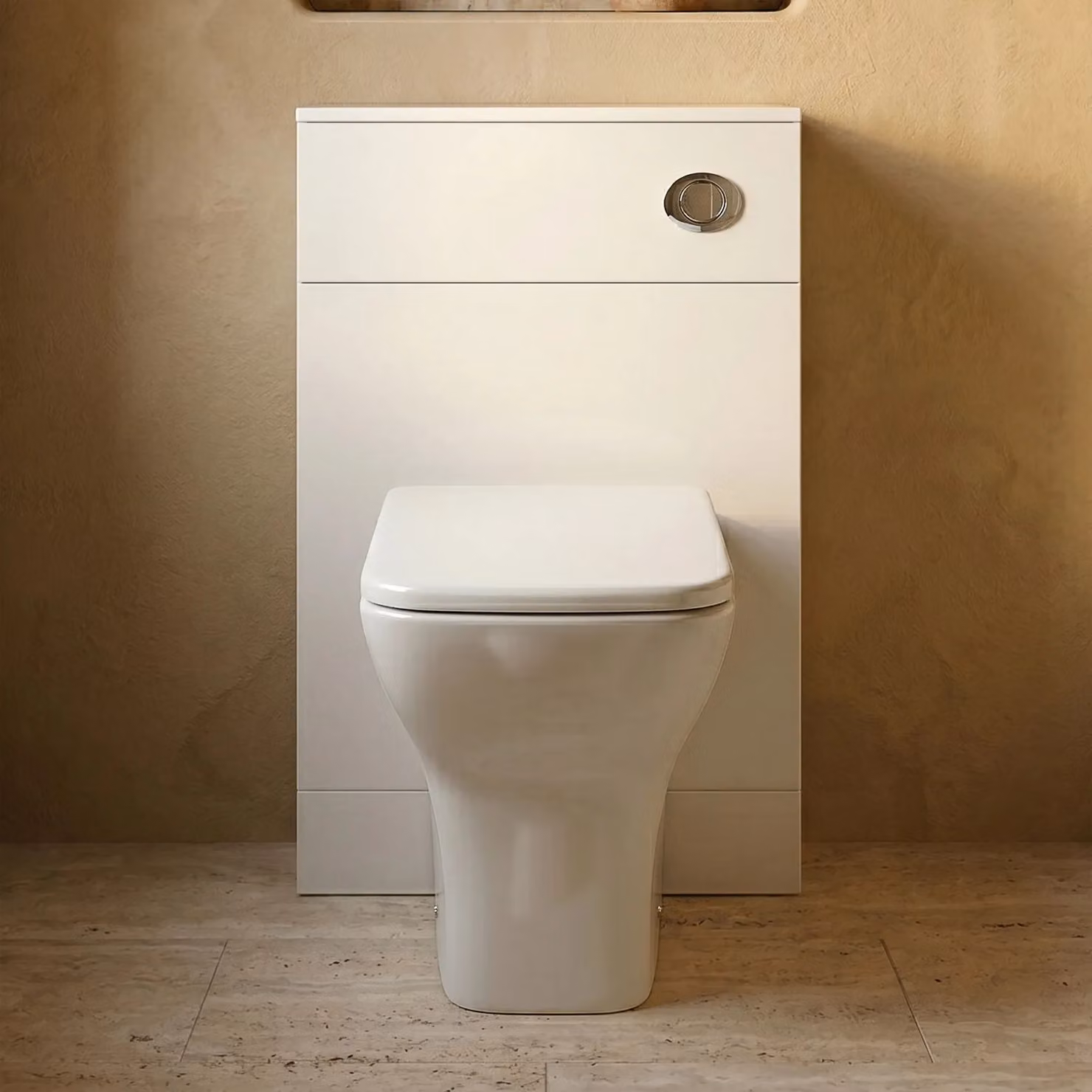 Balterley Slimline Gloss White Freestanding WC Unit Width: 50 cm – 3