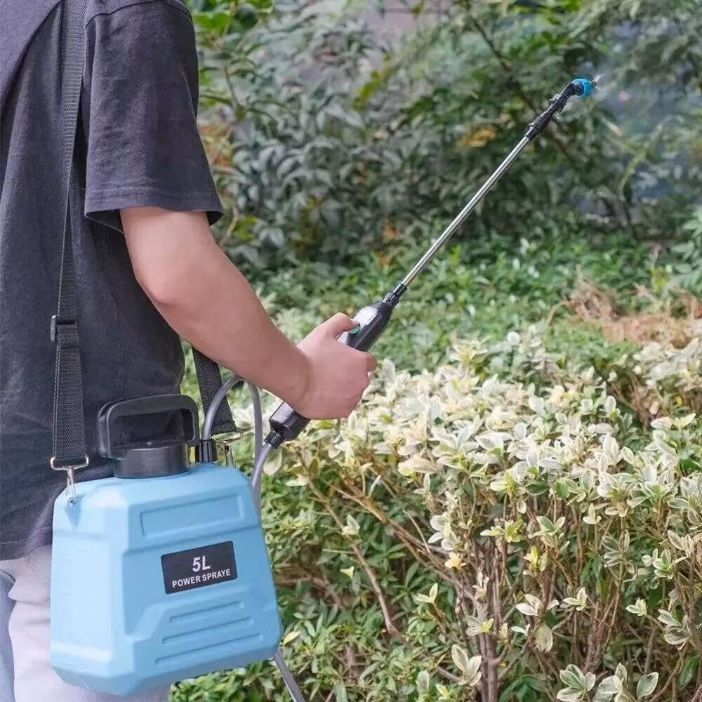 NESTLUNE Battery Powered Electric Garden Sprayer, 5L, Blue – 2