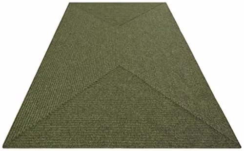Hanse Home Trenzado Woven Indoor and Outdoor Rug, Green, W: 80 cm, L: 150 cm – 3