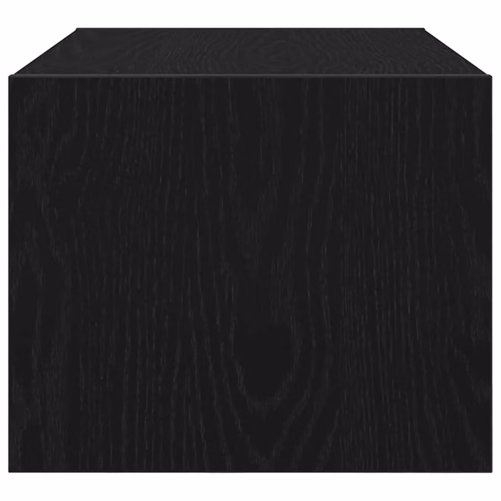 Berkfield Home Modern Black Oak TV Cabinet, W: 60 cm, D: 31 cm, H: 25.5 cm – 3
