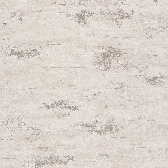 Grandeco On The Rocks Distressed Concrete Stone Textured Vinyl Wallpaper in Grey, White and Beige