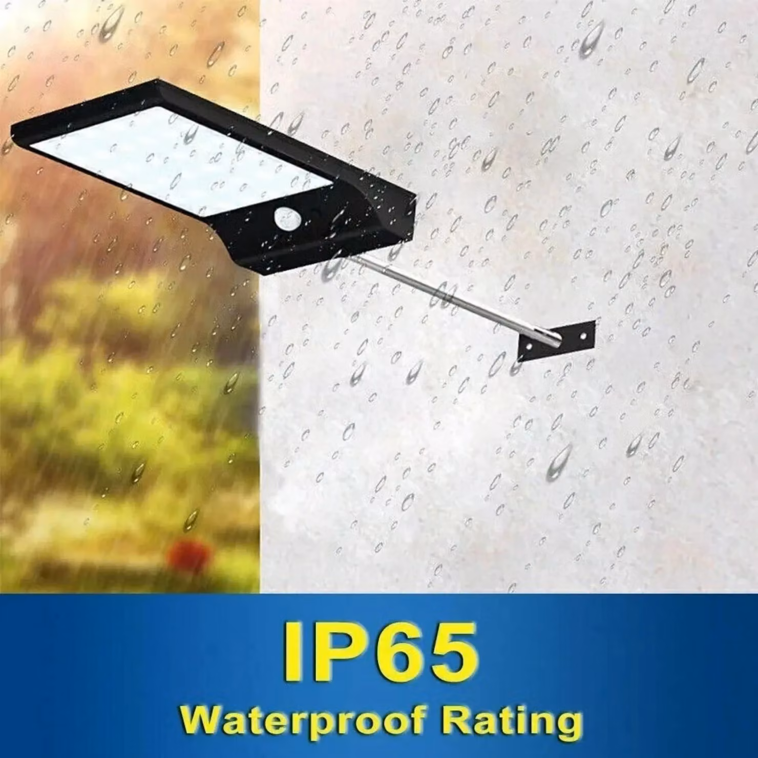 Marco Paul Black 36 LED Solar Motion Sensor Garden Wall Floodlight – 2