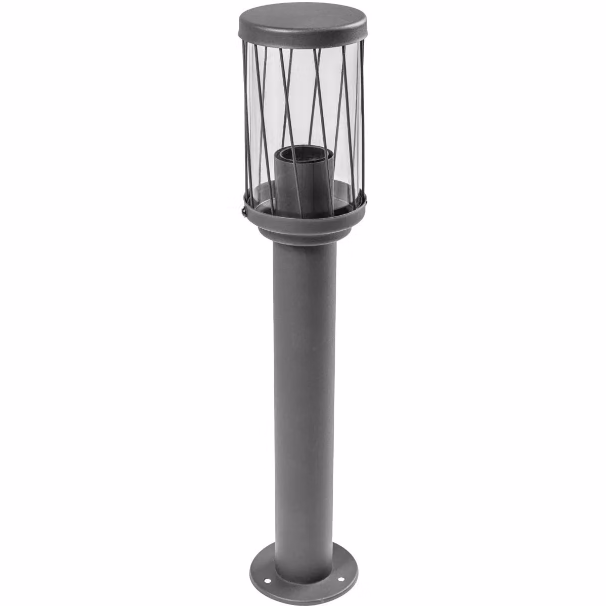 CGC Lighting Cora Dark Grey Post Light with Transparent Glass for Garden and Terrace – 2
