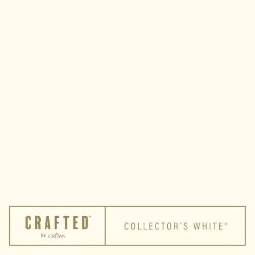 Crown Crafted Collector's White Matt Emulsion Paint Tester Sample 125ml – 2