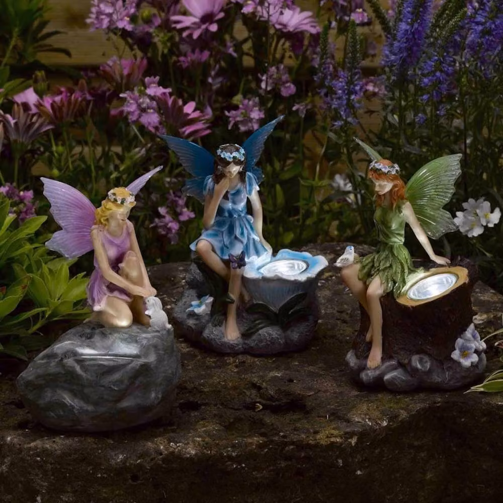 Smart Garden Products Solar Powered Fairy Spotlights, Set of 3, Multicolour – 4