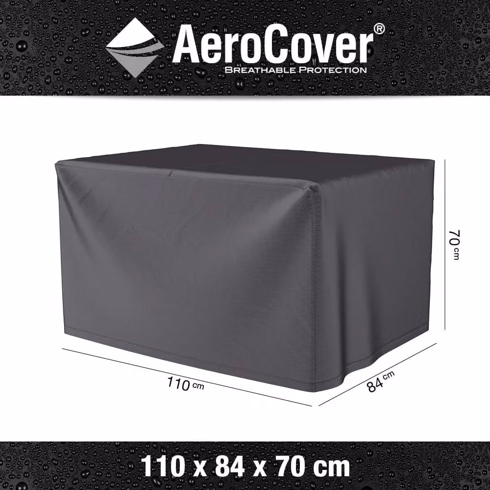 Ruma AeroCover Firetable Breathable Lightweight Water Repellent Polyester Cover in Dark Grey, W/D/H: 110 x 84 x 70 cm – 2