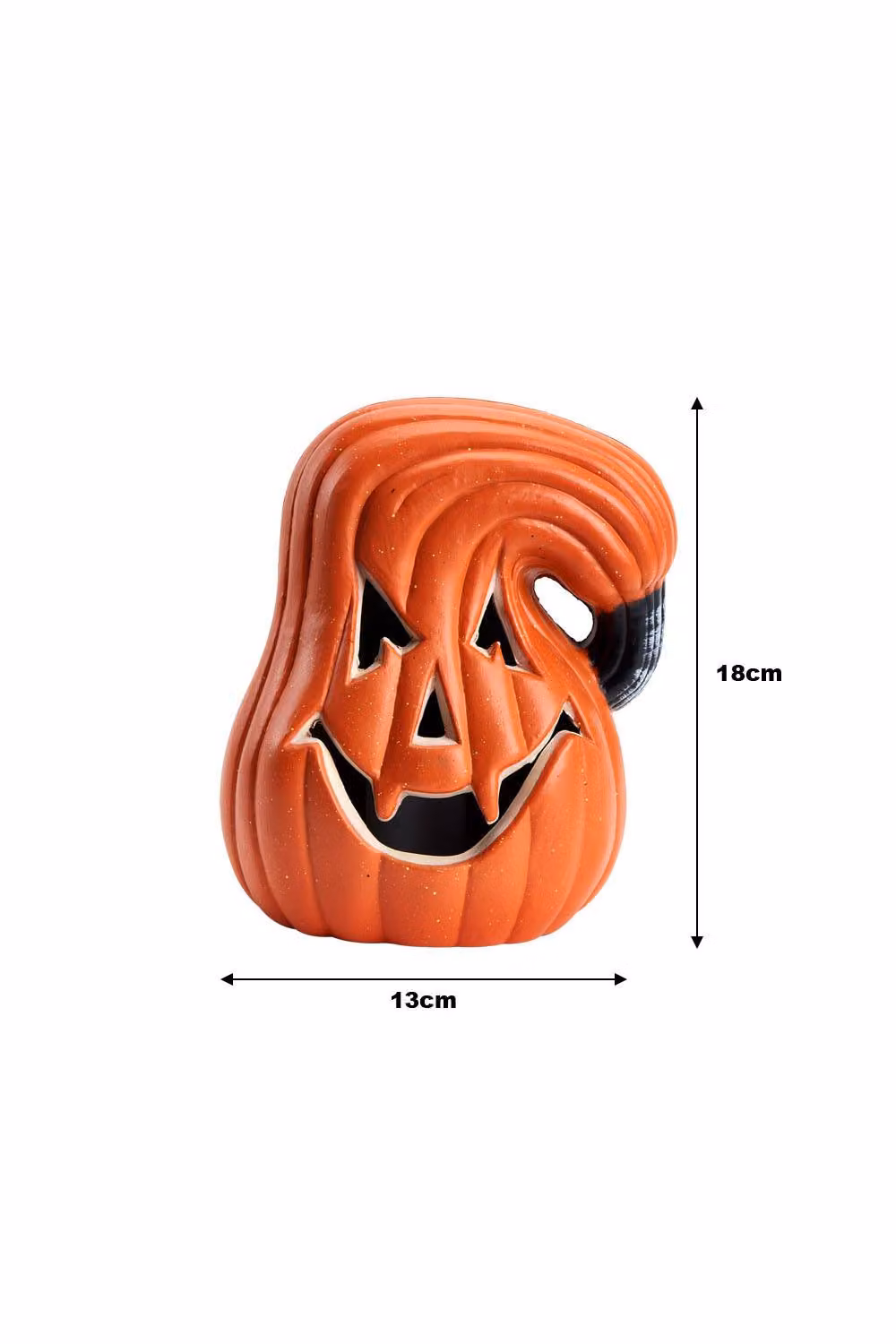 Garden Sanctuary Halloween LED Pumpkin Tabletop Lantern in Orange – 2