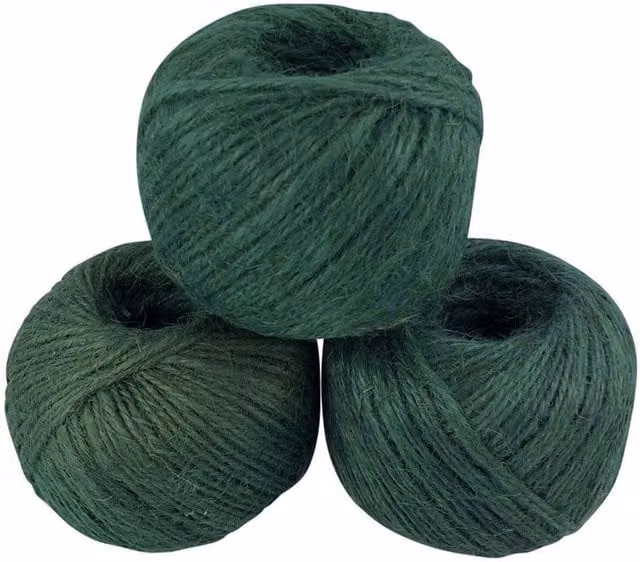 Garden Pride Green Jute Ball Twine for Vegetable, Ornamental and Herb Gardens