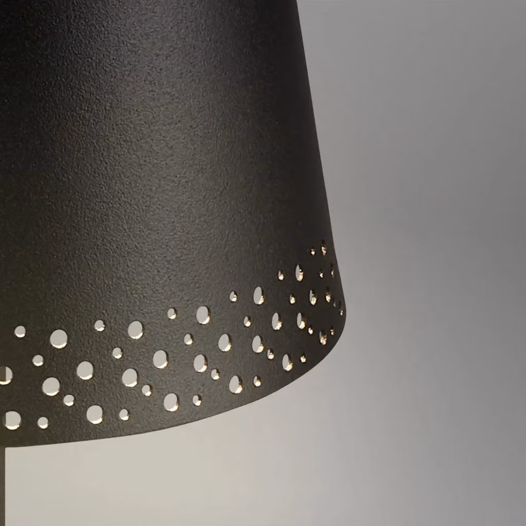 Briloner Black Rechargeable LED Table Lamp with Dimmable Warm White Light and Height Adjustment – 8