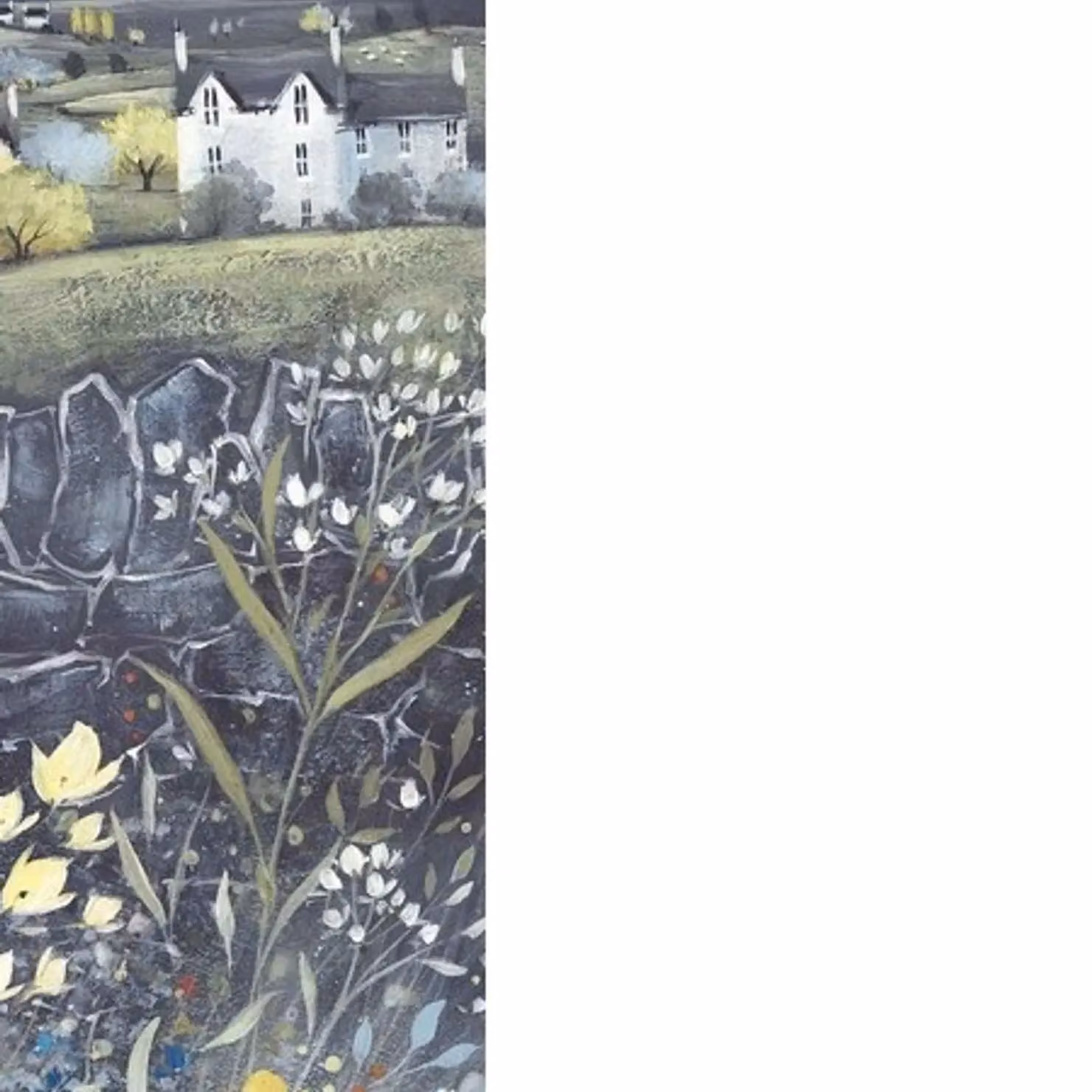 Diane Demirci Chalkboard Hills I Paper Poster in Mid Grey – 2