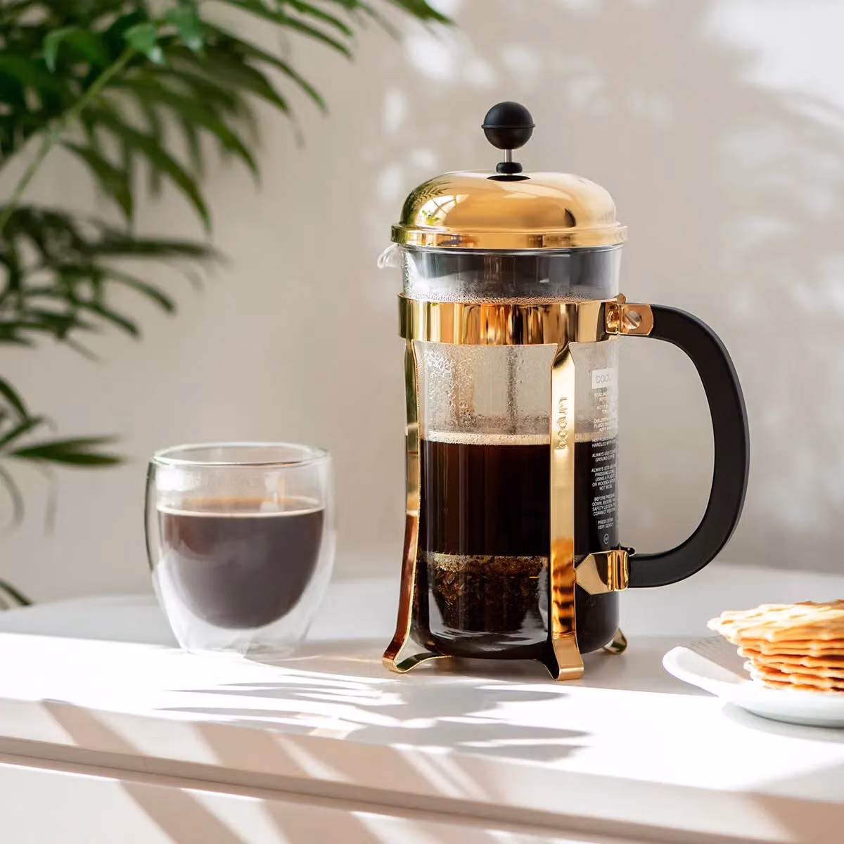 Bodum Chambord French Press Coffee Maker in Gold, 1L – 2