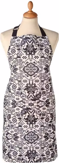 Bedeck of Belfast Saja Apron in Charcoal and Grey Multicolour