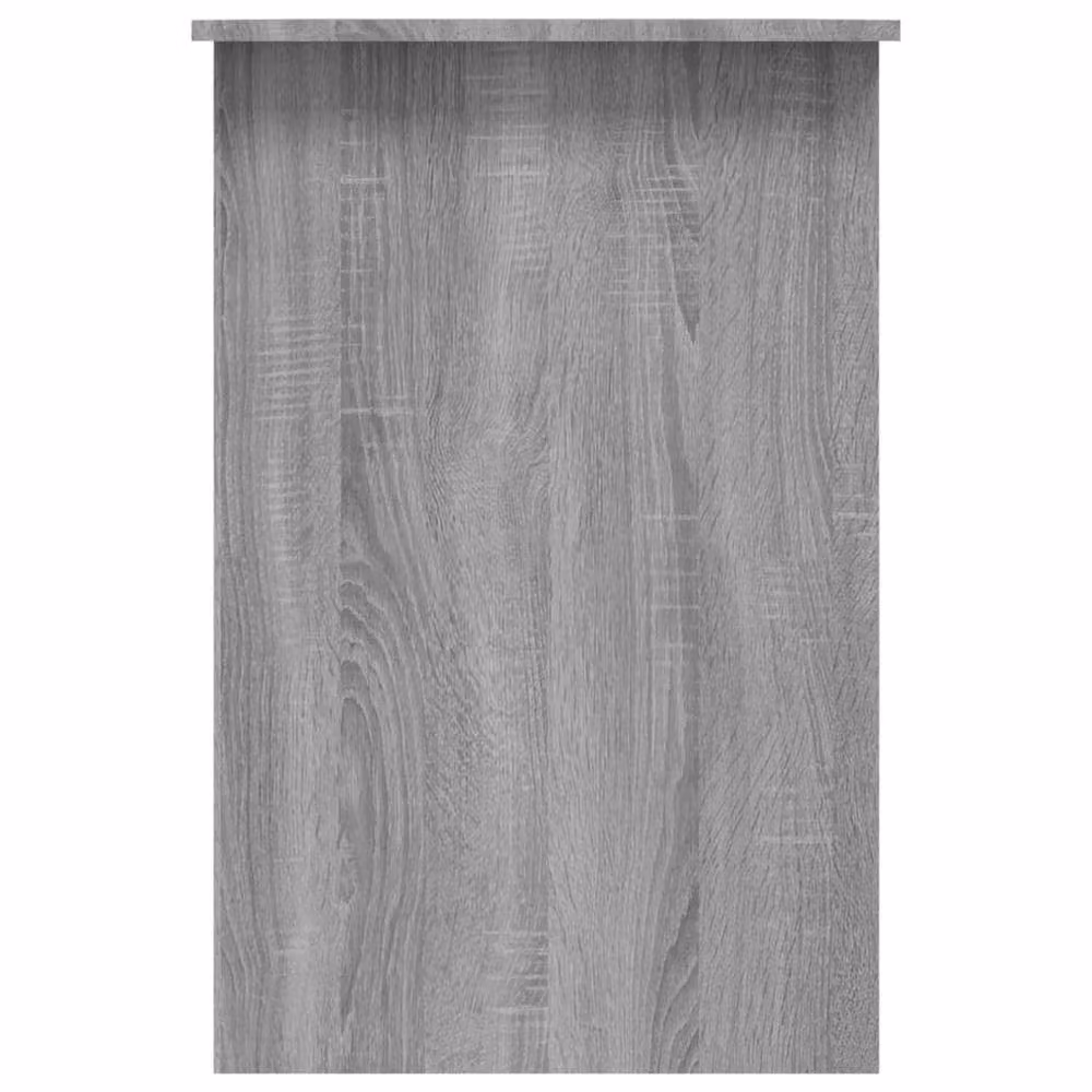 Berkfield Home Computer Desk in Grey Sonoma, W/D/H: 100 x 50 x 76 cm – 4