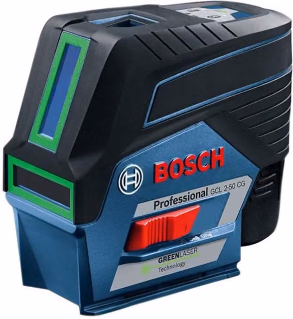 Bosch GCL 2-50 CG Professional Combi Laser in Blue with Mount and Rechargeable Battery