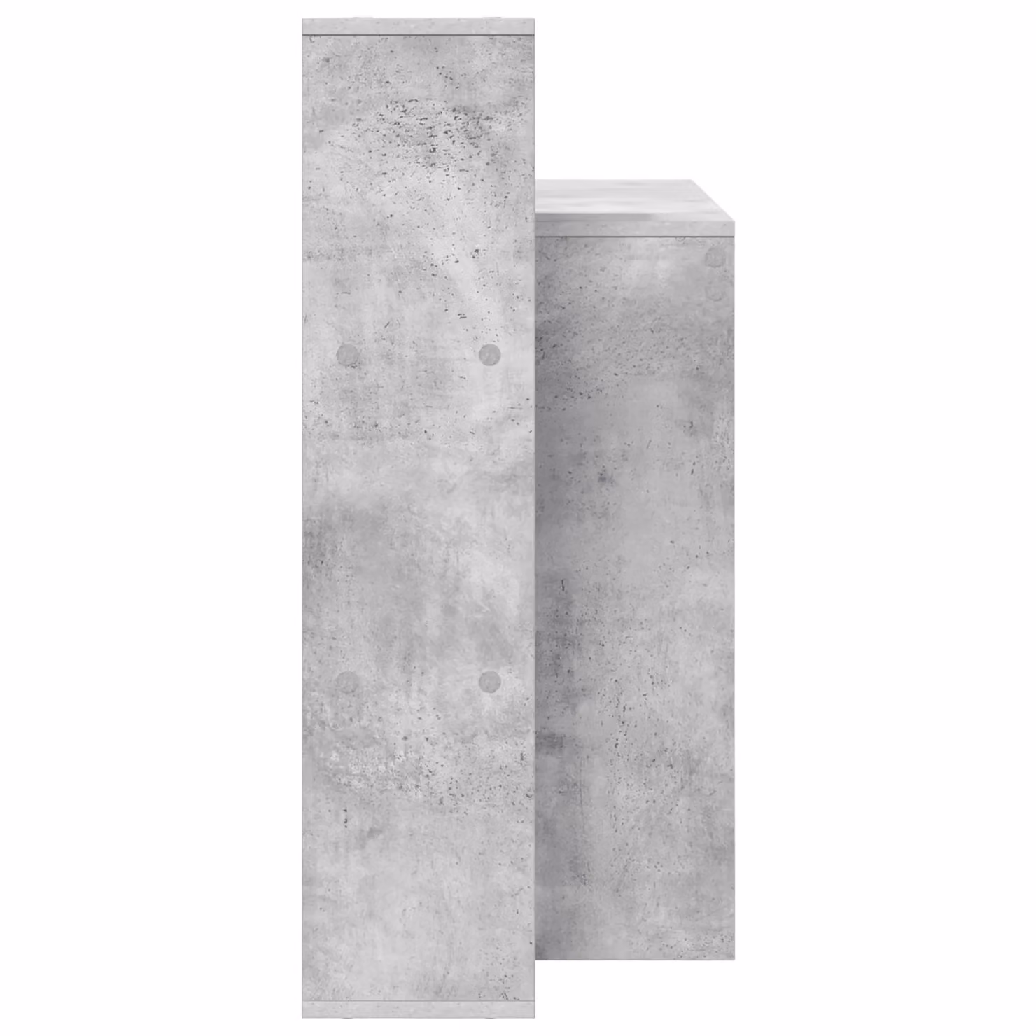 Berkfield Home Writing Desk in Grey Concrete-effect Laminate and Engineered Wood – 3