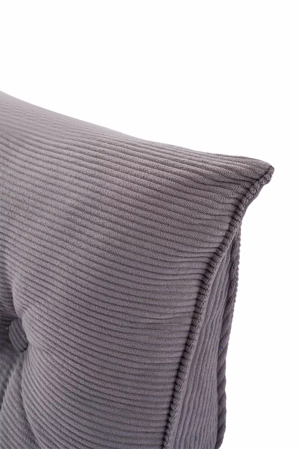 Garden Sanctuary Corduroy Wedge Headboard Pillow with Removable Cover in Dark Grey – 6