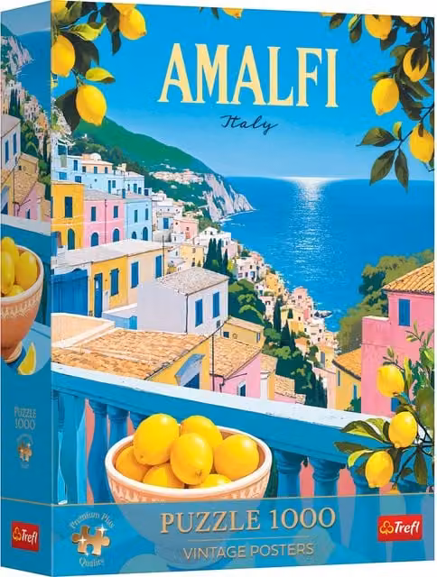 Trefl Amalfi Italy Landscape Jigsaw Puzzle, Multicolour