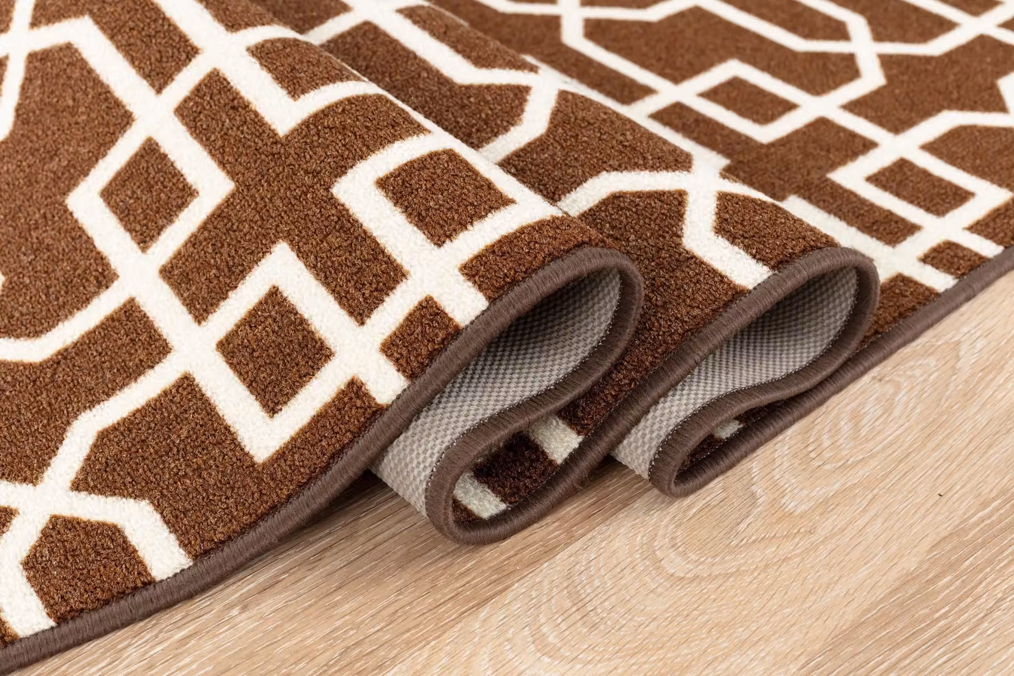 Smart Living Siam Heavy Duty Non Slip Machine Washable Hallway and Kitchen Door Mat, Dark Brown, W/D: 40 x 60 cm – 3