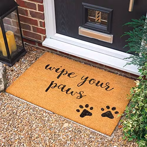 Nicola Spring Paws Coir Door Mat, Brown, W: 90 cm, D: 60 cm – 2