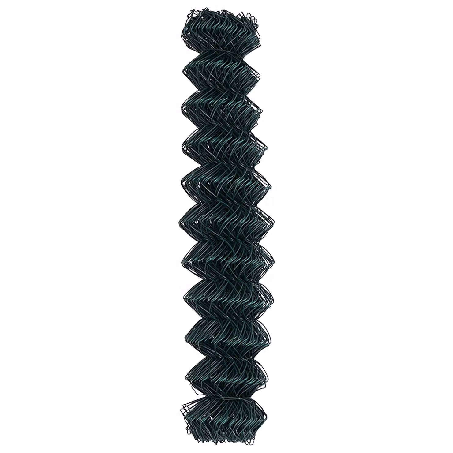 Berkfield Home Green PVC Coated Galvanised Steel Chain Link Fence, H: 120 cm x W: 10 m – 3