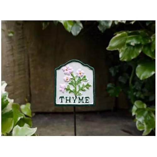 Gifts Direct 2 U Metal Thyme Herb Marker Garden Stake Sign