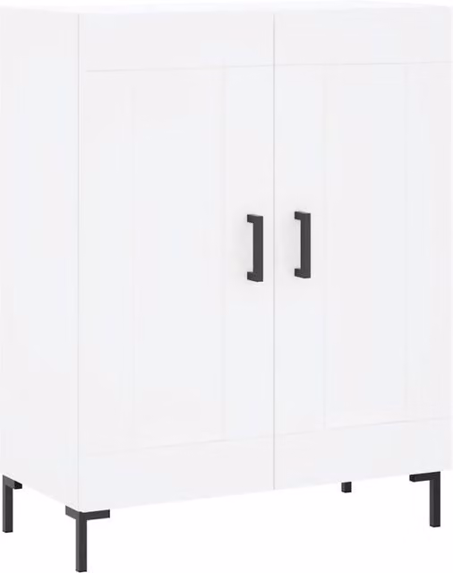 Berkfield Home White Classic Sideboard, W/D/H: 69.5 x 34 x 90 cm