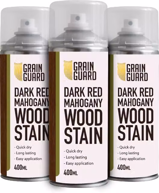 Grain Guard Water Based Wood Stain Spray in Red