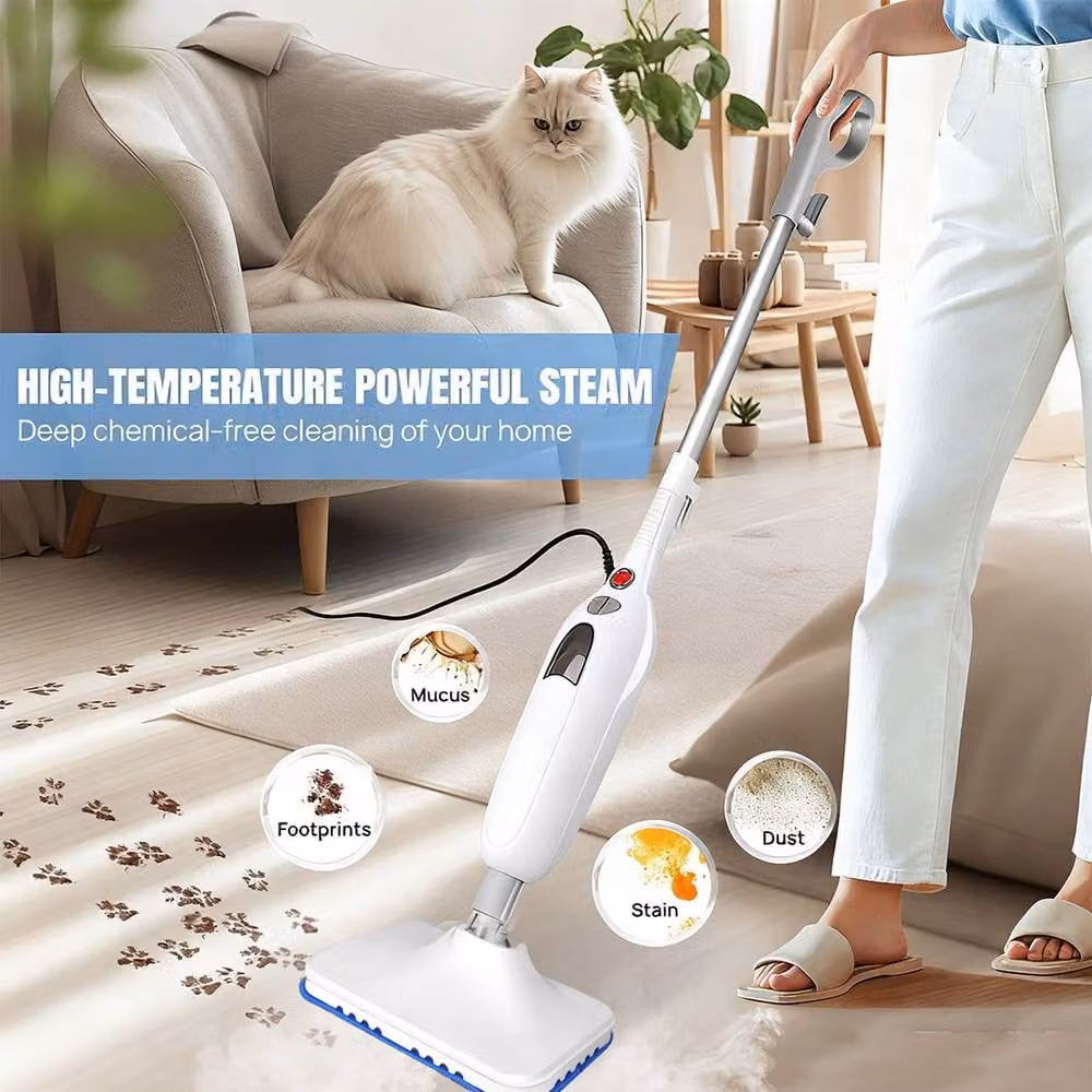 Ventryn 12-in-1 White Steam Mop and Carpet Cleaner – 3
