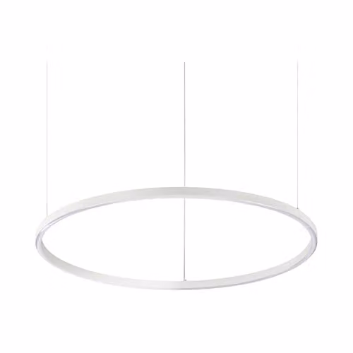 Netlighting Ideal Lux Oracle Slim DALI Dimmable Round Integrated LED Pendant Ceiling Light, White, Diameter: 70 cm, 3000K